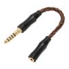 14cm / 5.5in 2.5mm Female To 4.4mm Male Adapter Cable Single Crystal Copper Cable  For Phones