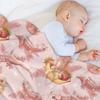Pink Crested Gecko Pattern Throw Blanket Thermals For Travel Valentine Gift Ideas Retros Thins Blankets