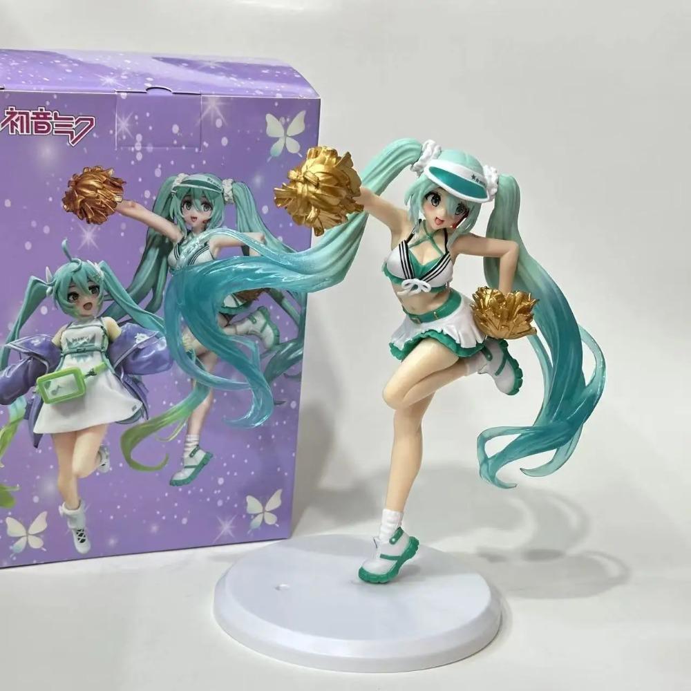 Anime Hatsune Miku Figure Wedding Dress Action Figures Kawaii Swimsuit Vocaloid PVC Collectible Model Toys Girl Gift