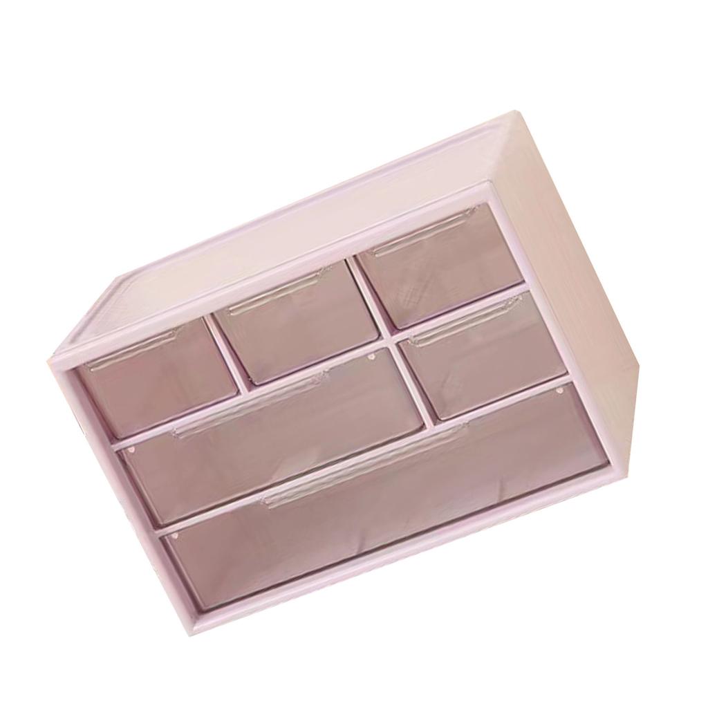 Desktop Storage Box Plastic Space Saving Large Capacity Desktop Drawer   for Dressing Table   School