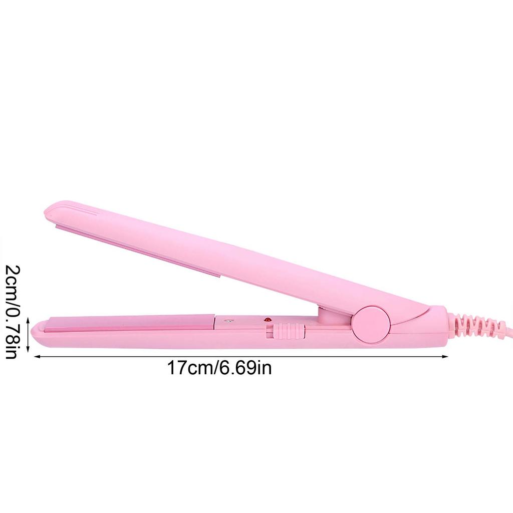 4 Farben 2 in 1 Mini Glätteisen Keramikplatte Beauty Flacheisen Heizlockenstab Glätteisen Mini Flacheisen