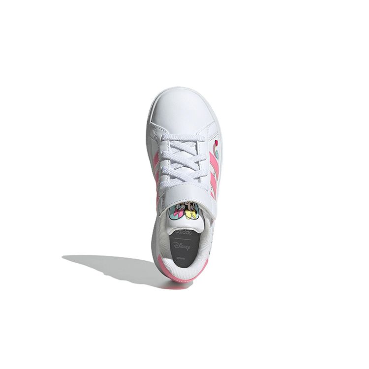 Disney x Adidas Grand Court J Minnie Mouse Kids Sneakers White Cloud-White Bliss-Pink GY6629