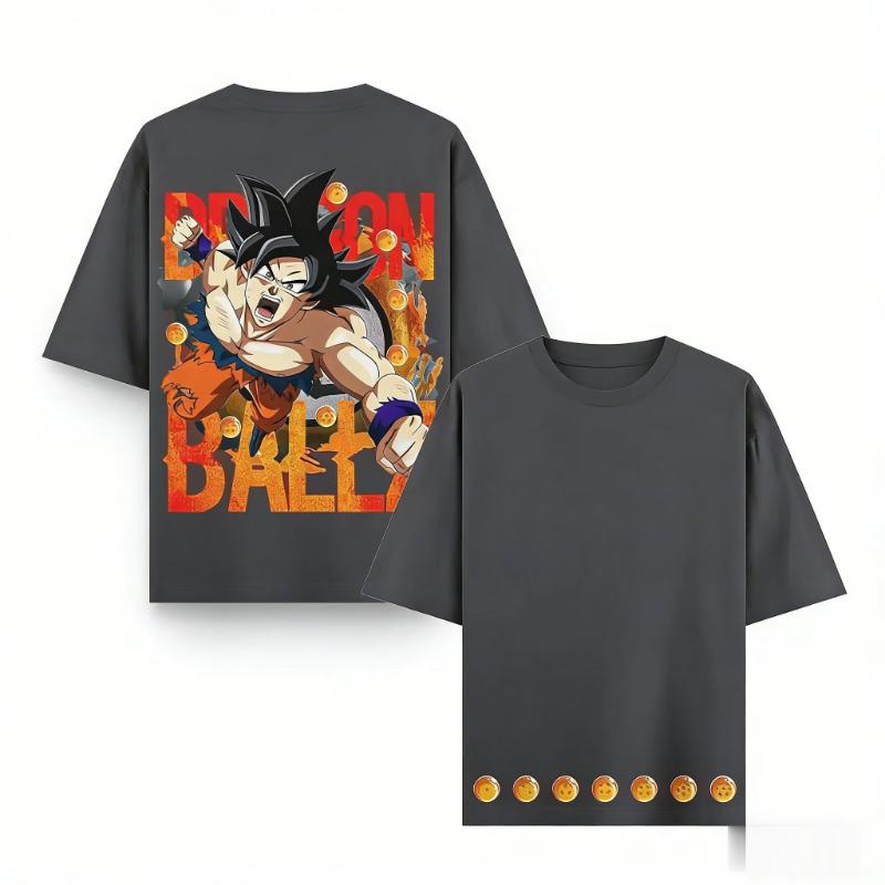 Dragon Ball Goku Anime T Shirt Men Women Cotton Short Sleeve Tee Summer Graphic Print Cartoon Streetwear Casual Tops 2026 Y2k