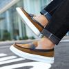 Fashion Male Breathable Slip-on Mens Walking Shoes Comfortable Loafers Moccasins Lightweight Men Casual Shoes Fashion Male Lazy Shoes