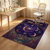 Ethereal Skull Theme Soft Crystal Velvet Rug Custom Name & Text Print Non Slip Floor Rug for Bedroom Living Room