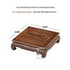 Wenge and Rosewood Solid Wood Base for Handcrafted Ornaments: Vase, Stone Pot, Bonsai, Buddha Statue, Teapot Display Stand