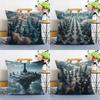 Classic Chess Pillow Case Plush Fabric Soft Double Sided Print Sofa Cushion Cover Throw Pillow Covers