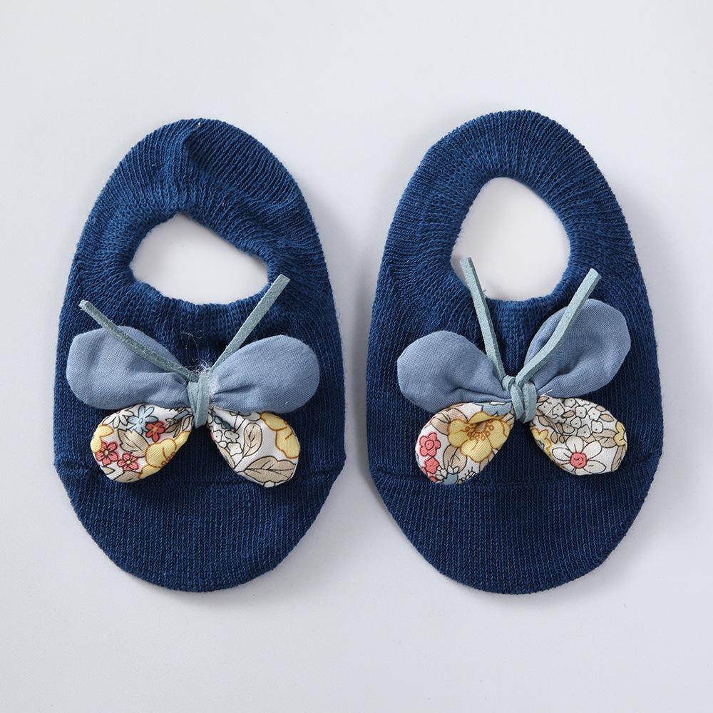 New Little Flower Butterfly Baby Socks Spanish English Style Baby Socks INS Princess Socks Boat Socks Floor Socks