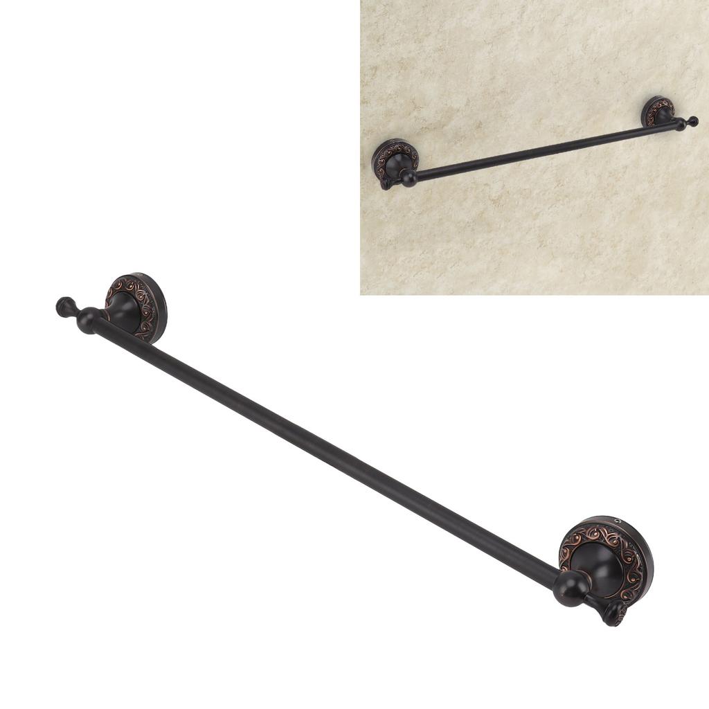 Portasciugamani da Bagno 50 cm Robusto Rame Elegante Retrò Porta Asciugamani a Mano con Viti Chiave Esagonale per Casa Cucina
