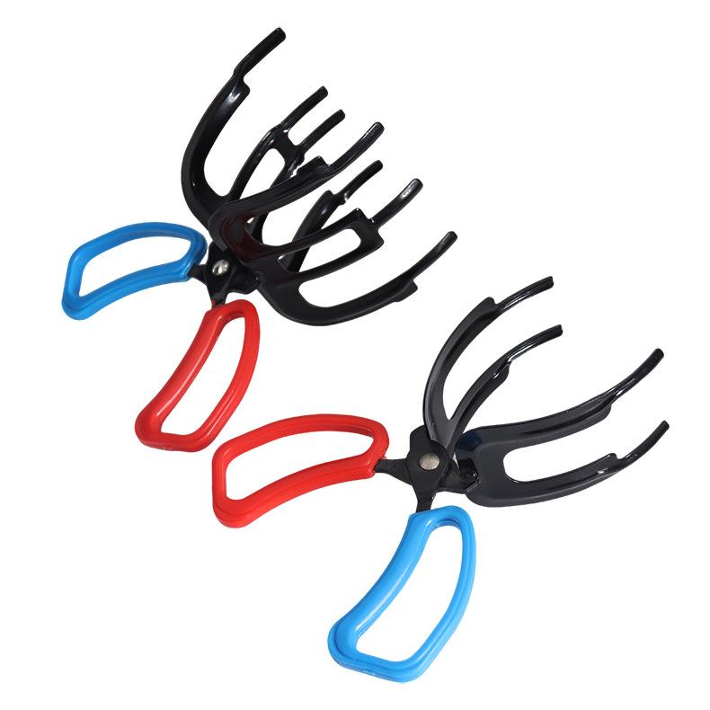 Non-Slip Metal Fish Grip Pliers - Large Fish Catching Tool, Keeps Hands Clean