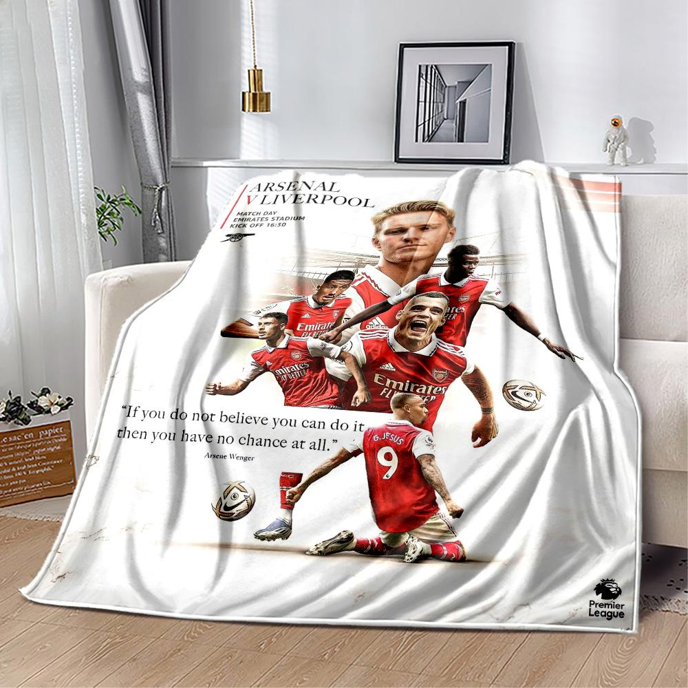 Arsenal Decke Weich Warm Gemütlich Geeignet für Bettwäsche Meeresufer Sofa für Alle Jahreszeiten Modern Bestes Feiertagsgeschenk für Freunde Familie