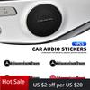GLC Auto Audio Aufkleber Lautsprecher Lenkrad Dekorativer Aufkleber Für Mercedes Benz AMG W204 W205 W203 W211 W212 W213 W201 W210