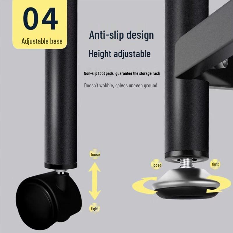 BeiYing Light Luxury Multi-layer Kitchen Storage Rack