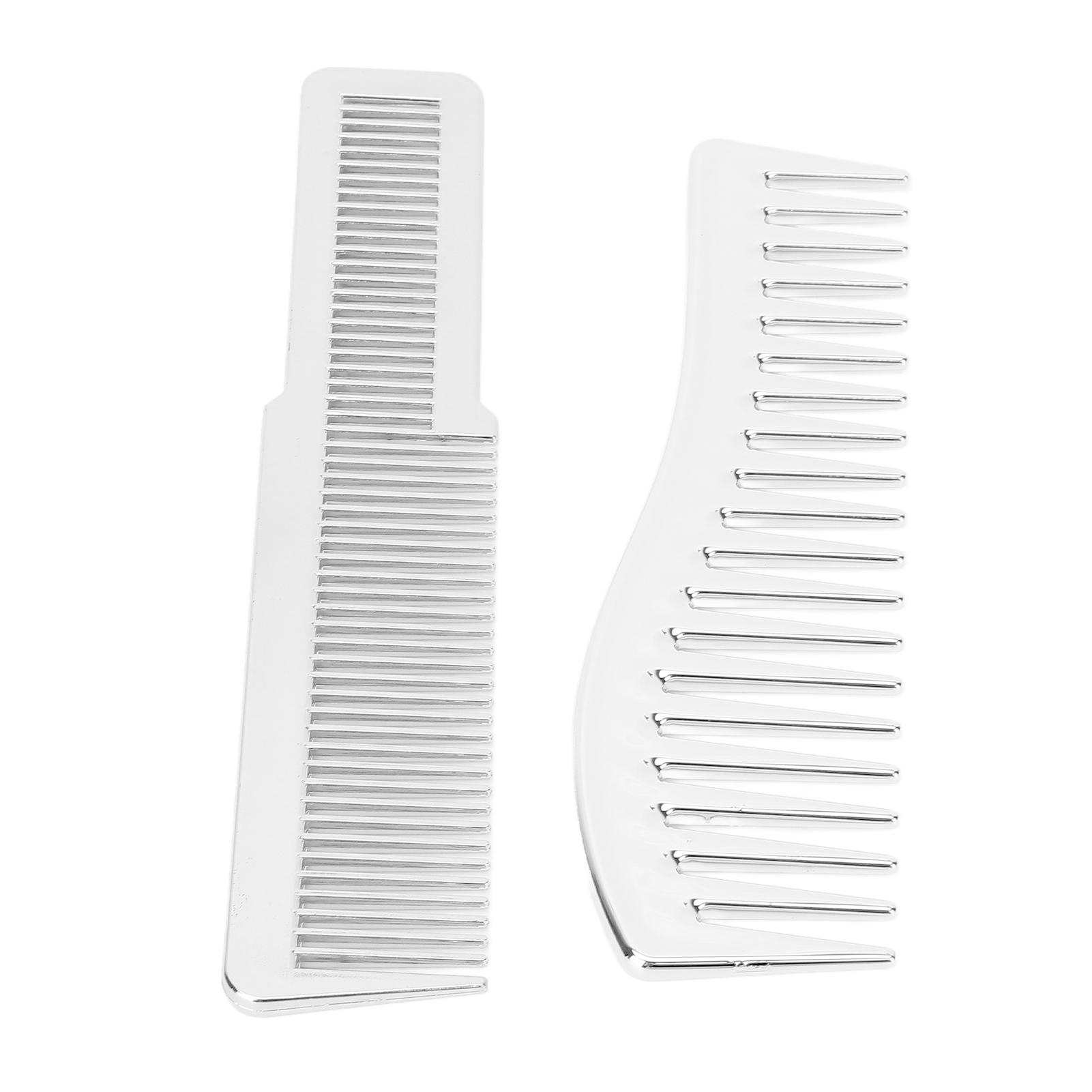 

Набор из 2 расчесок для волос с широкими зубьями и мелкими зубьями для распутывания волос и укладки волос для всех типов волос