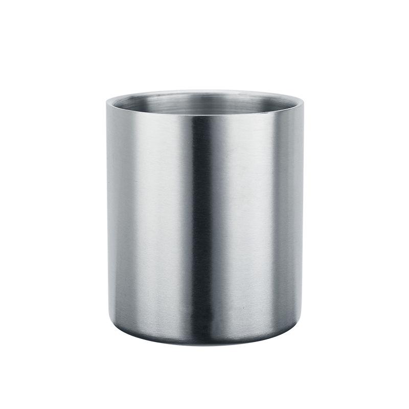 Double-Layer 304 Stainless Steel Handleless Cup for Home, Restaurant, and Hotel Use