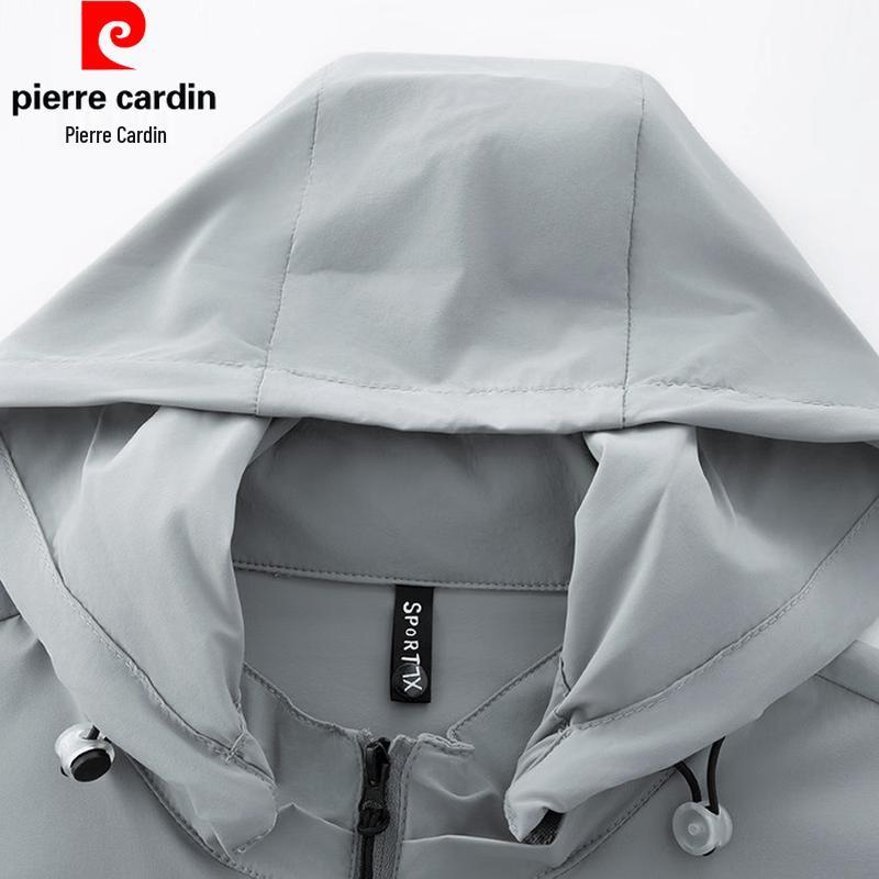 Pierre Cardin Men's Milk Silk Hooded Sun Protection Jacket