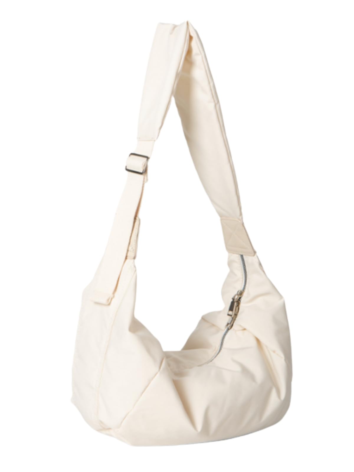 

the no shoulder Shoulder bag for large capacity one [Over moon] [Ultra-lightweight, pain] women, crossbody, ultra-lightweight, nylon, (white, size) білий