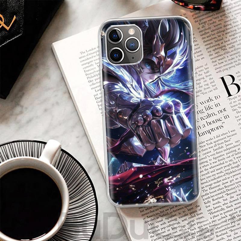 Saint Seiya Cool Cover For iPhone 17 Air 16 16E 15 Pro Max 14 Plus 13 Mini Phone Case 12 11 7 8 SE Customized Print Shell 16 15