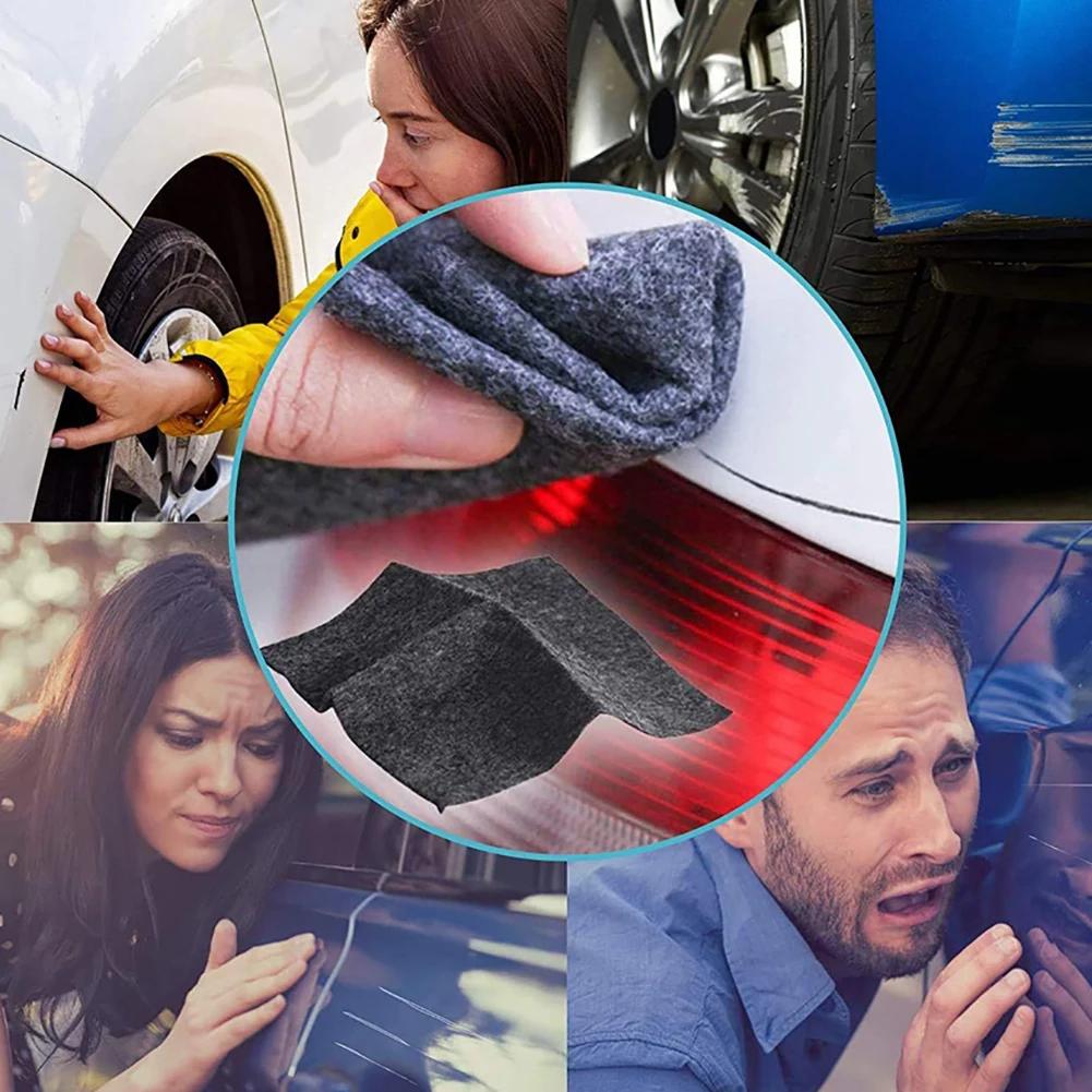 3-15PCS Car Scratch Wiping Cloth Nano Flash Fabric Car Scratches Water Stain Cleaning Scratch Care Repairer Car Maintenance