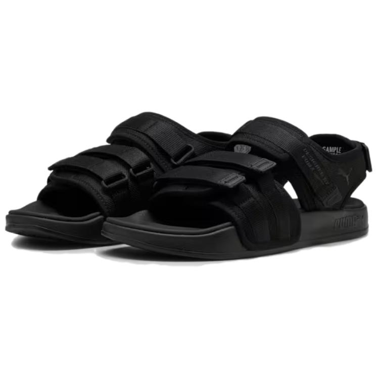 Puma Leadcat City Sandal Comfortable Versatile Beach Sandals Unisex Sandals Black 389079-09