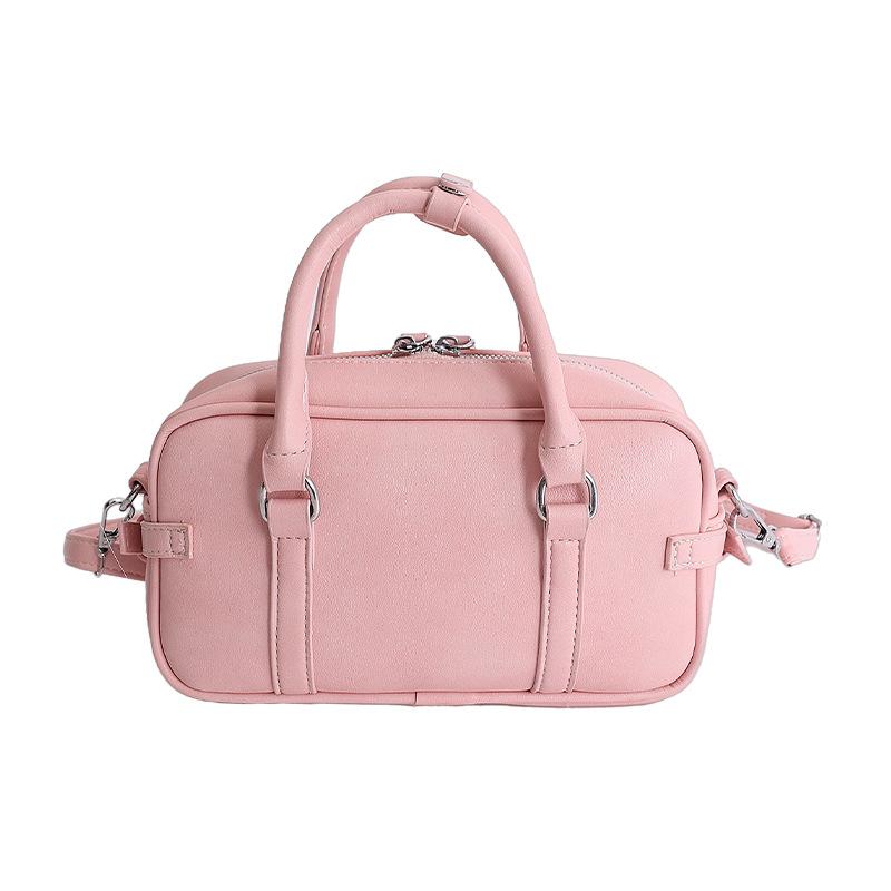 Han niche portable baguette bag women's 2026 spring new texture casual shoulder messenger bag