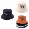 Fisherman Lady Hat Mushroom Embroidered Basin Hat Small Fresh Sun Hat Summer Sun Hat