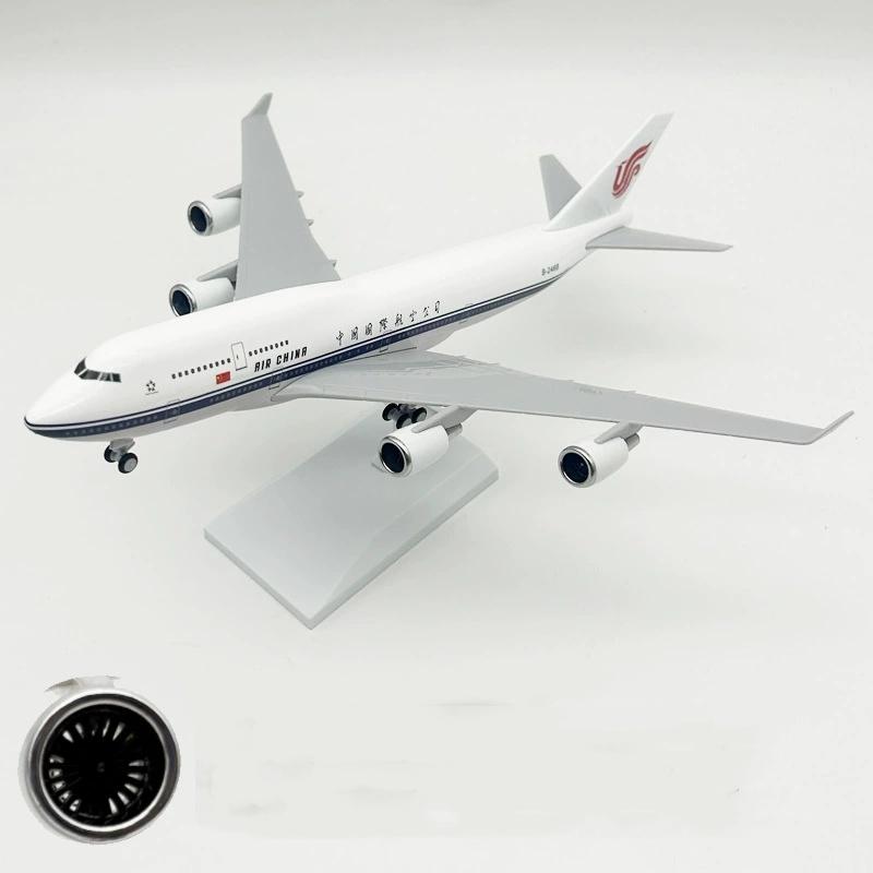 30CM 1/250 Scale With Landing Gears B747 Air China Airlines Airplane Model Plane Aircraft Model Resin Display Table Decoration