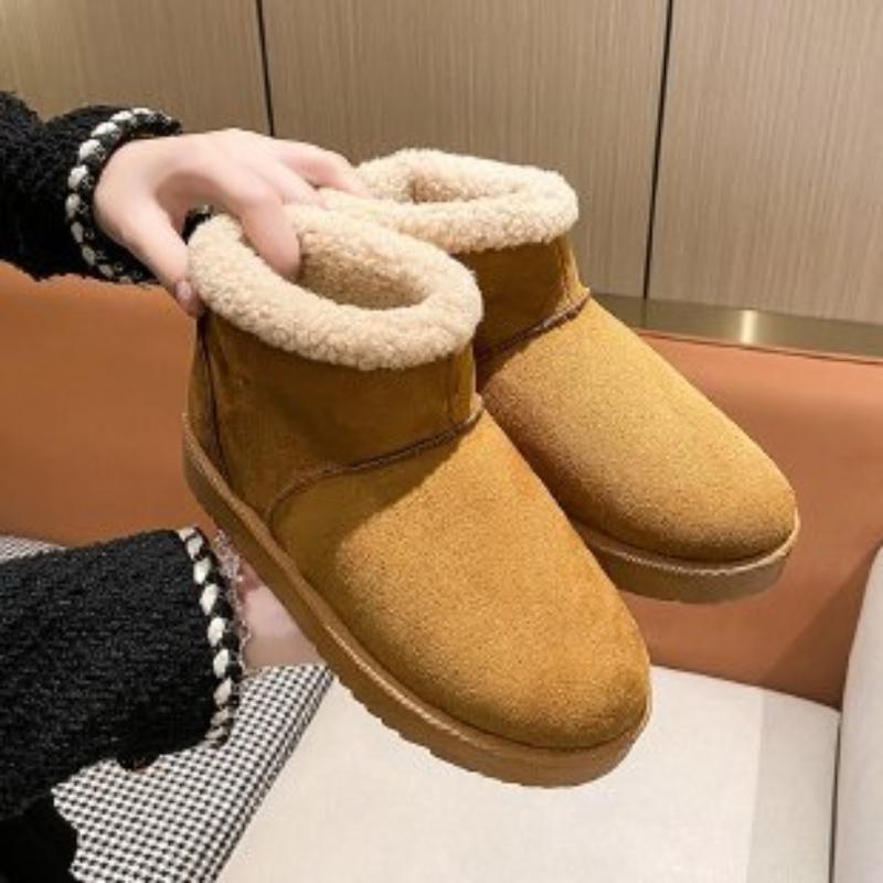 

Women s padded lining soft thick sole heightening outdoor thickened warm lightweight comfortable stirrups ground cotton shoes snow boots 36 верблюд