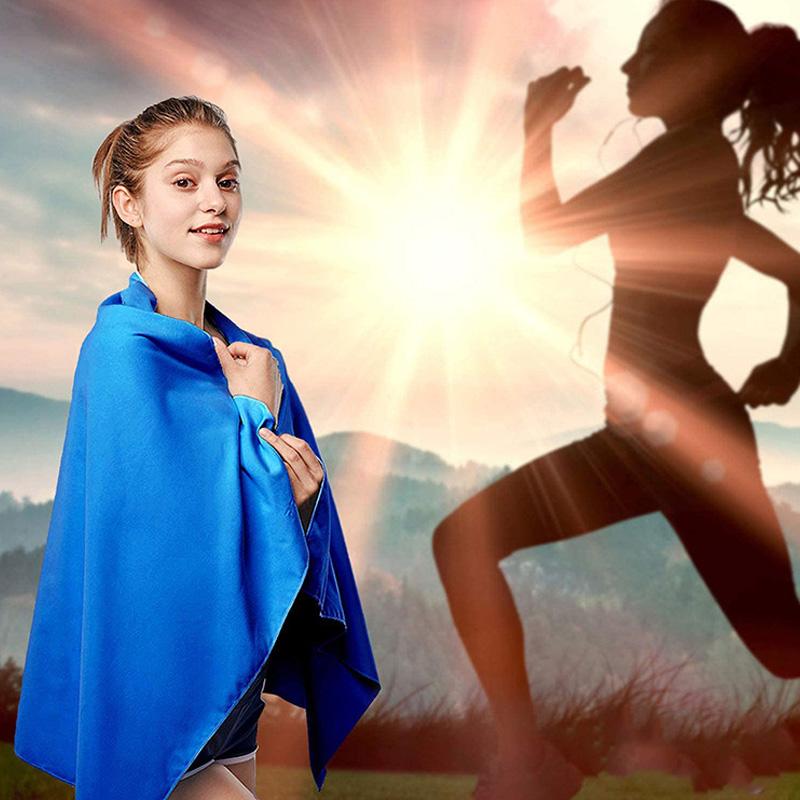 1PC Sweat Absorbing Sport Towel Gym Towel Microfiber Lightweight Beach Towel Quick Drying Portable