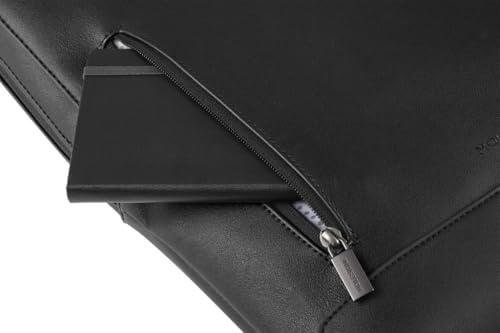 Moleskine Classic Vertical Business Backpack with 15-inch Laptop Storage, New Model, Men's, ET23C2DBVBK, Black, One Size