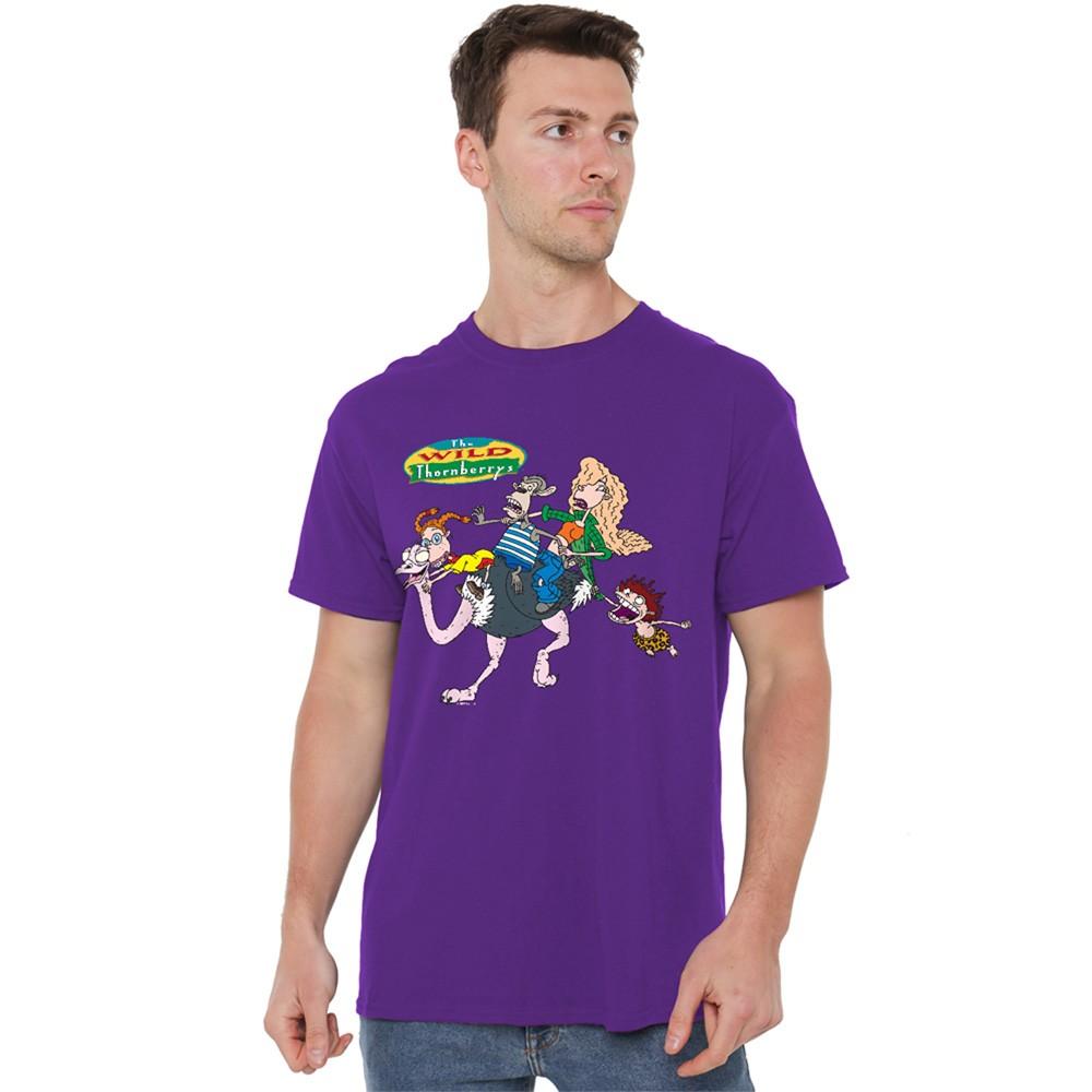 Wild Thornberrys Runaway Ostrich T-Shirt S-4XL Purple XL