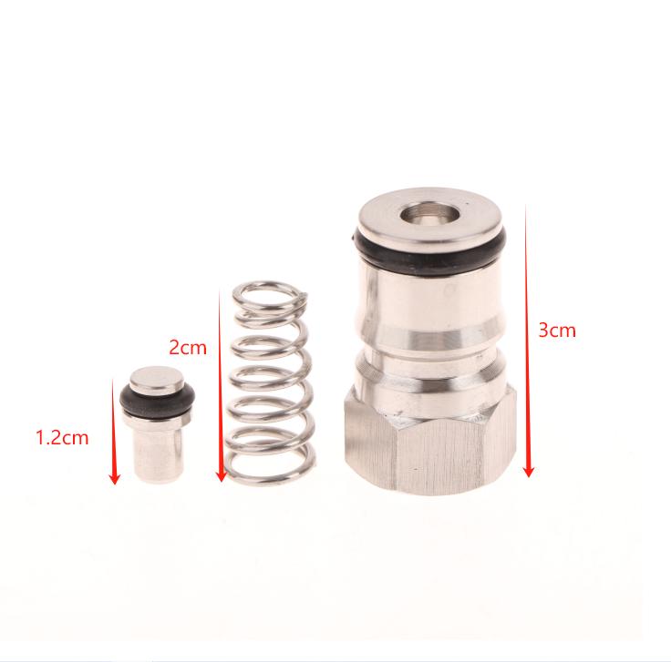 Cornelius Type Keg Ball Lock Post & Poppet Female Thread Gas Liquid Post 19/32"-18 & 9/16"-18 Wine Barrel Maintenance Accessory