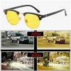 Unisex Sunglasses Night Vision Goggles UV Protection Driver Glasses HD Yellow Lenses