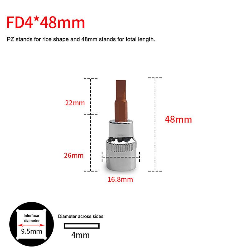 3/8palcové nástavce na bity Torx T20/30/40/45/50/55/60 S2 Ocel Délka 48 mm Stříbrný odstín Ruční nářadí pro opravy automobilů