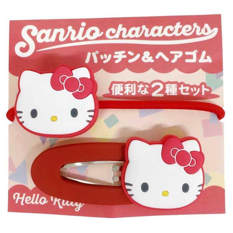

Eye Planning Sanrio Characters Patchin Hair Tie Set Hello Kitty K9717A &