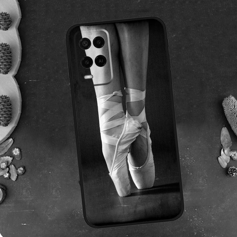 Ballet Shoes Phone Case For Oppo A40 A60 A80 A78 A98 A18 A38 A58 A74 A94 A54 A16 A76 A96 A15 A17 A77 A57S