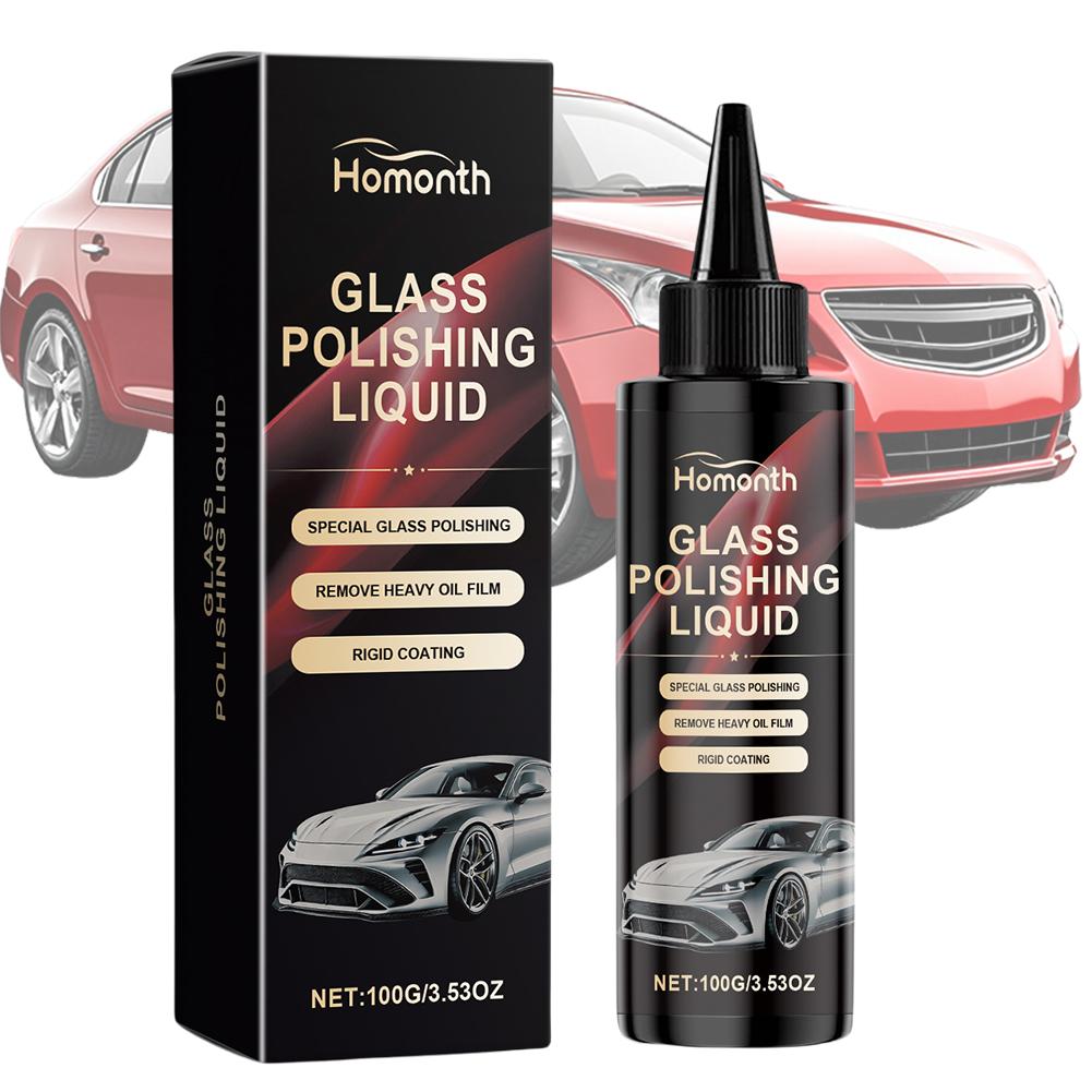100ml Glass Polishing Liquid Car Glass Cleaning Agent Glass Polishing Paste for Mirrors & Window