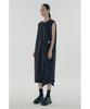 RECODE Split Square Sleeveless Dress_Rqdam25556Bkx