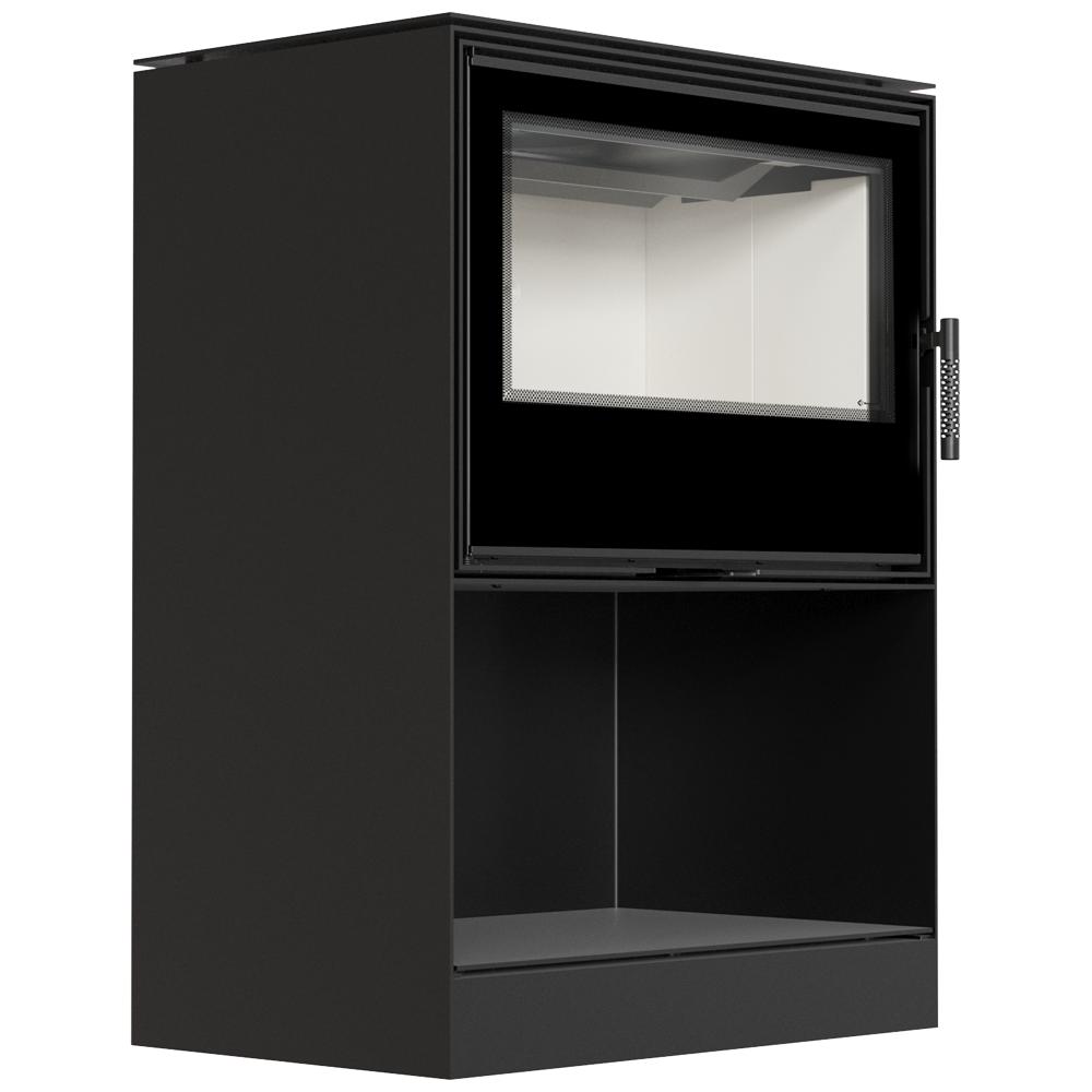 Freestanding Fireplace Stove KRATKI Kari 12kW Ecodesign RECUPERATION ACCESSORIES