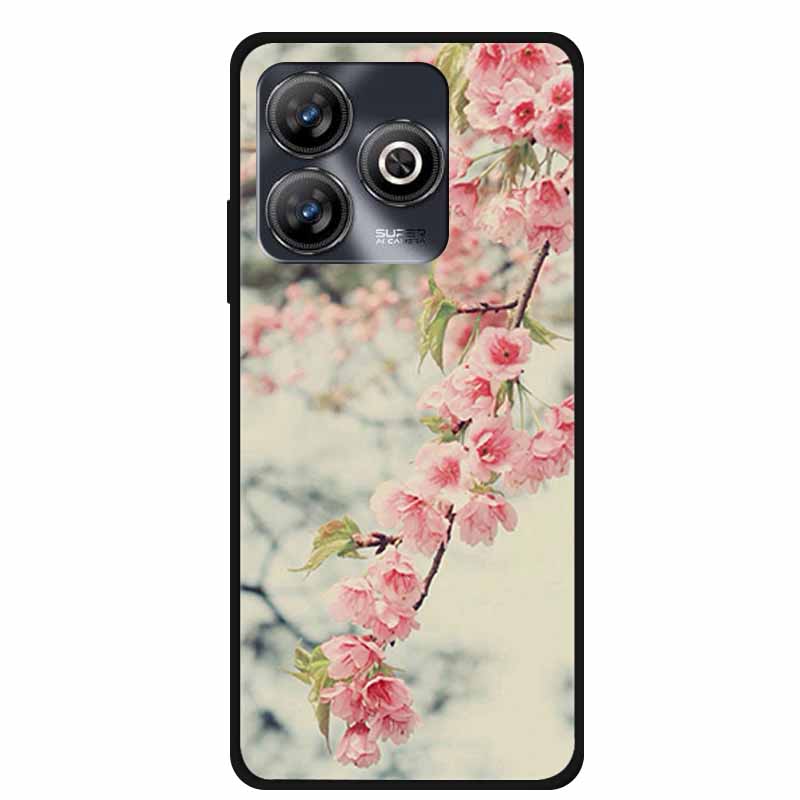 

For ZTE Blade A75 4G Case Z2359 Fashion Painted Soft TPU Silicone for ZTE Blade A75 4G Black Back Cover For Z2359 4G Phone Cover ZTE Blade A75 4G