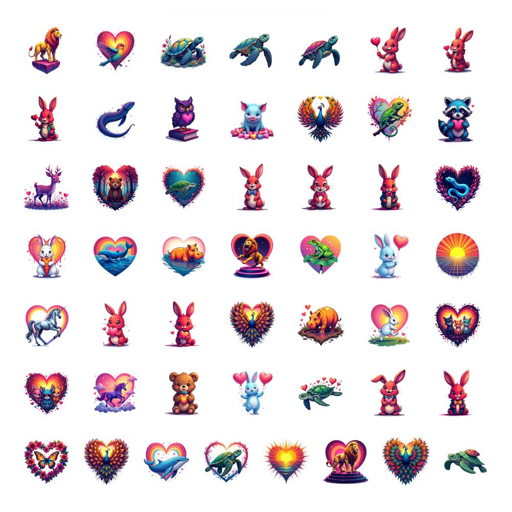 

50pcs Stickers Stickers DIY Stickers For Suitcase Fridge Phone Luggage Laptop Guitar Car Sticker Laptop