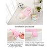 Cartoon Bear Baby Bathtub Net Pocket Adjustable Bath Net Bed Three Snap Designed Secure Bathing Solution for Newborns