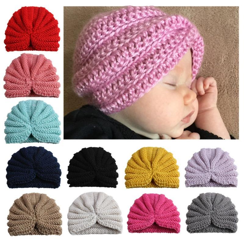 Solid Color Wool Children's Hat, Soft and Comfortable Baby Pullover Hat, Children's Jewelry and Baby Products