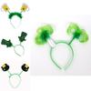 Patricks St Colorful Day Irish Themed Headband Featuring Adorable Design Shamrock