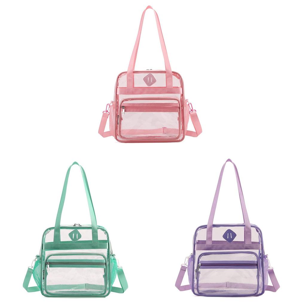 Travel Bag With Multiple Pockets Waterproof Pvc For Casual Short Trips