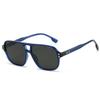 High-End Women's Retro Double Bridge Square Sunglasses