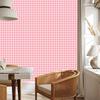 Geometric Rhombus Wallpaper Coral, White and Powder Pink 50x1000