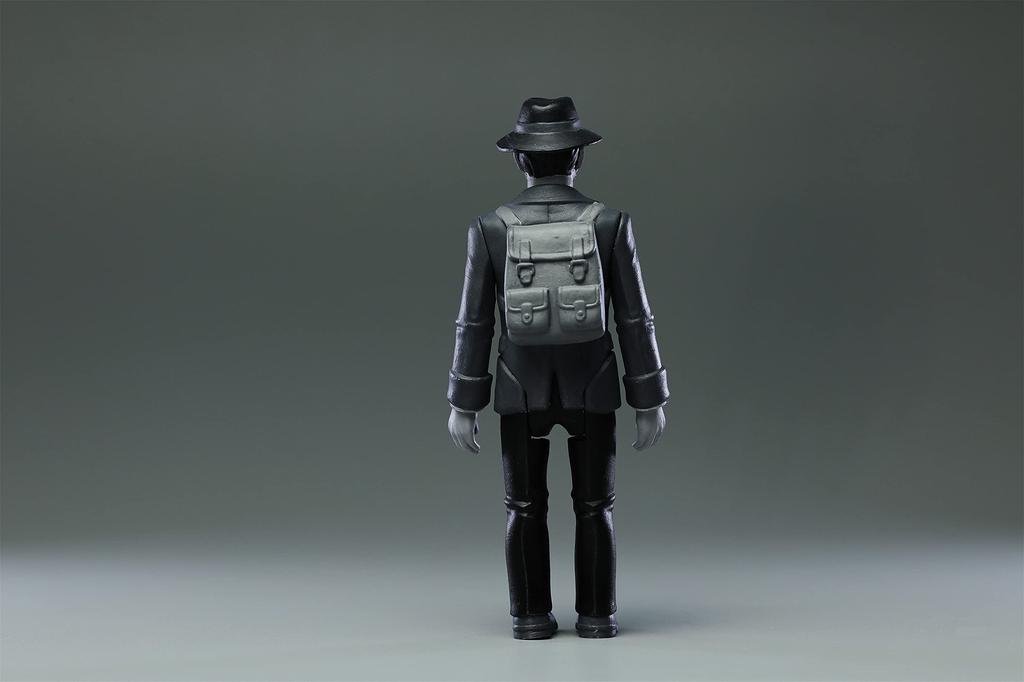 52TOYS Series Legacy Explorer Silent Film PVC ABS Painted Complete Figure 3.75 Lovecraft's Ver. &
