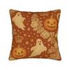 Halloween Square Pillow Cases Pumpkin Black Cats Cushion Cover Customized Decorative Throw Pillow Case Cover for Home 45x45cm