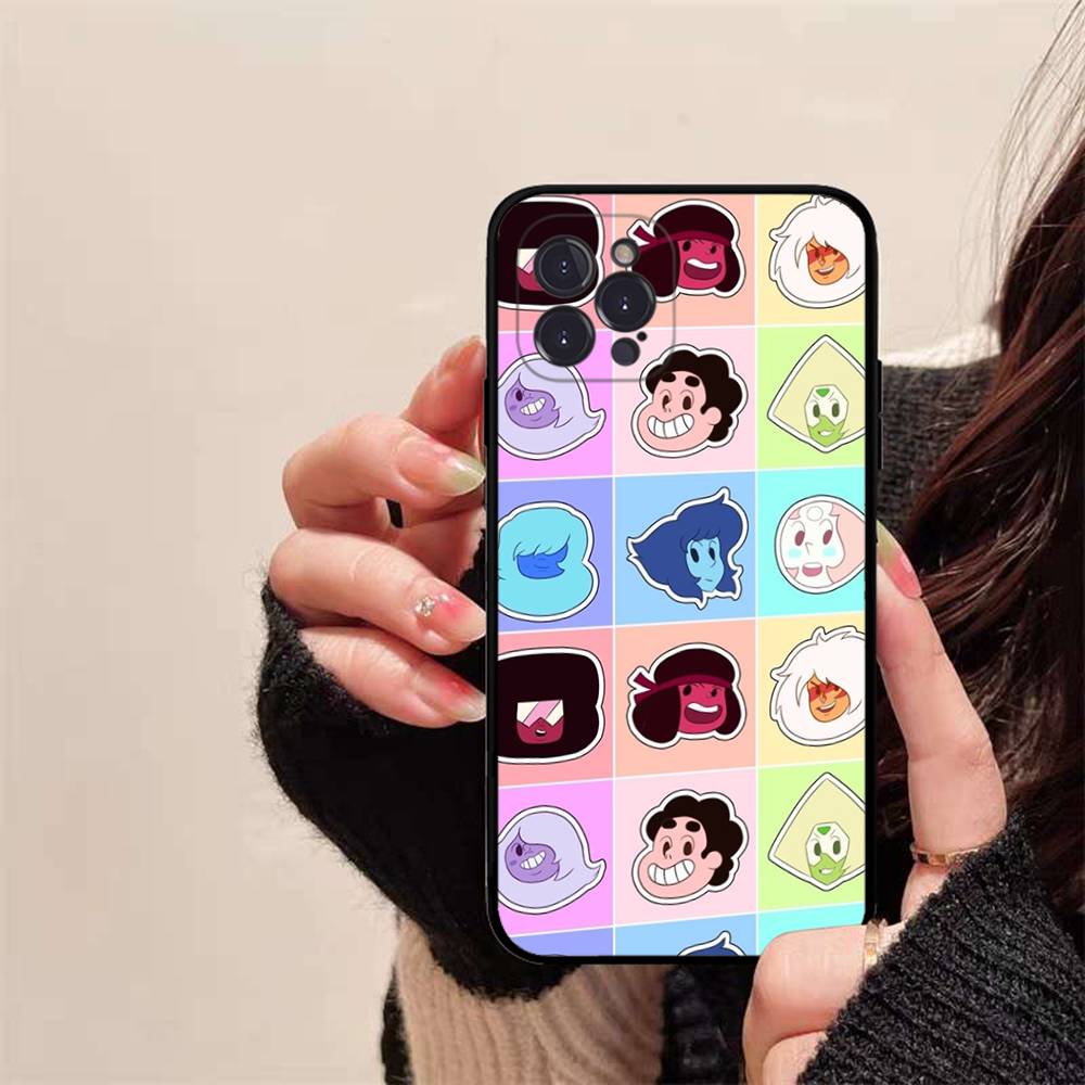 Classic Animation S-Steven U-Universe Phone Case For IPhone 16 15 14 13 12 Mini 11 Pro XS Max X XR SE 6 7 8 Plus Soft